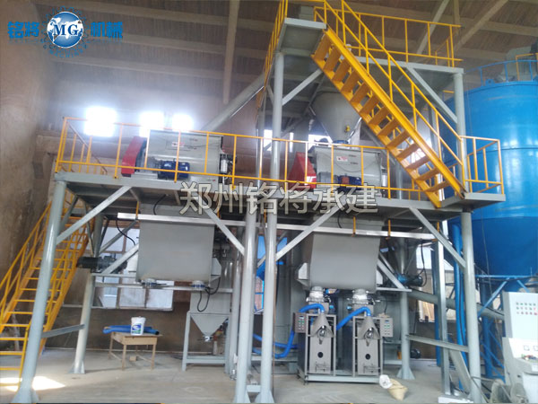 年產(chǎn)10萬噸干混站案例，無錫東駿達(dá)建材廠