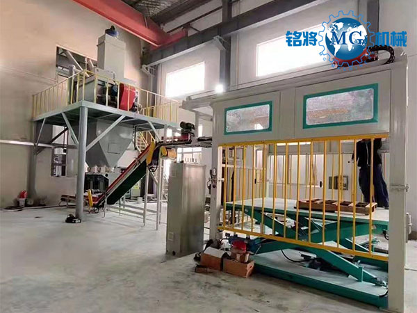 江蘇張家港輕質(zhì)石膏砂漿自動(dòng)化生產(chǎn)線安裝收尾！馬上準(zhǔn)備試機(jī)啦！