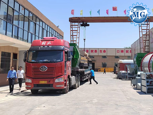 駐馬店年產(chǎn)20萬噸干粉砂漿生產(chǎn)線發(fā)貨！